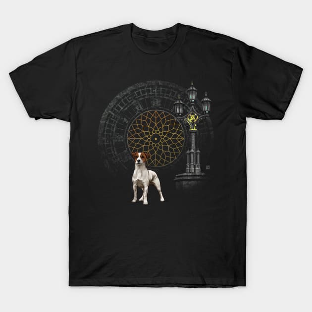 Dog Collection - England - Jack Russel Terrier (#3) T-Shirt by FeherArt